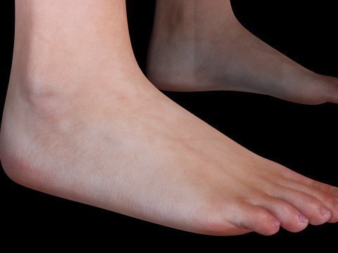 Jacqueline - Realistic Woman Scanned Female Clean 3D Model