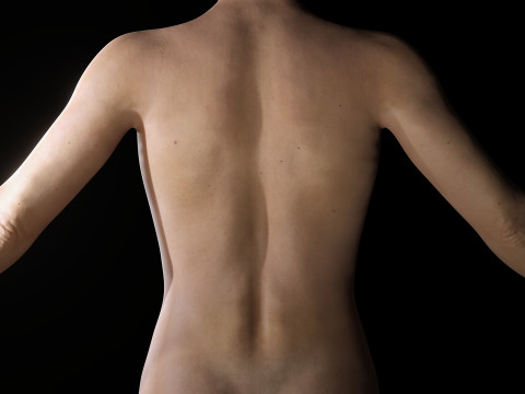 Jacqueline - Realistic Woman Scanned Female Clean 3D Model