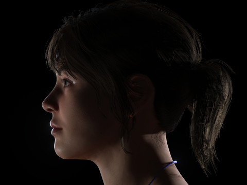 Serena - Realistic Athletic woman Ready To Use 3D Модель