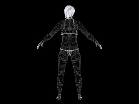 Serena - Realistic Athletic woman Ready To Use 3D Модель