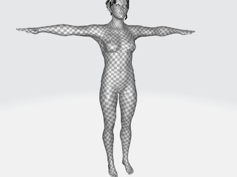 Serena - Realistic Athletic woman Ready To Use 3D Модель
