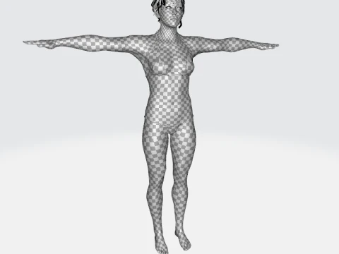 Serena - Realistic Athletic woman Ready To Use 3D Model