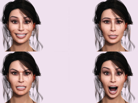 Kim - Realistic Beauty woman 3D Model