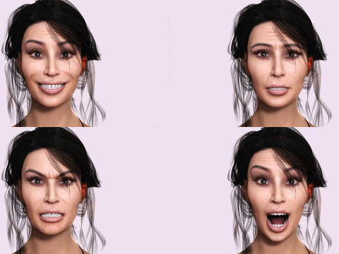 Kim - Realistic Beauty woman 3D Model