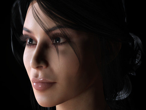 Kim - Realistic Beauty woman 3D Model