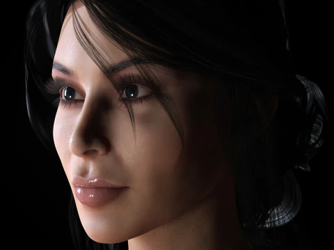 Kim - Realistic Beauty woman 3D Model