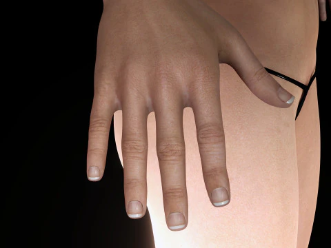 Kim - Realistic Beauty woman 3D Model