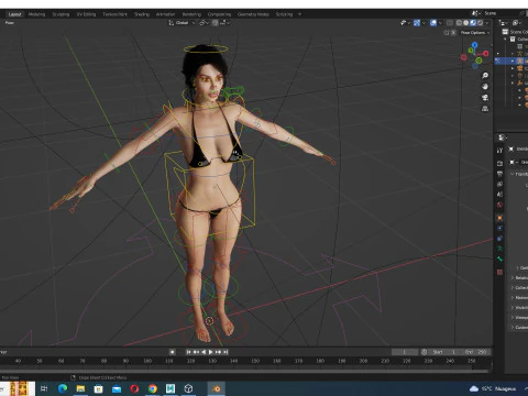 Kim - Realistic Beauty woman 3D Model