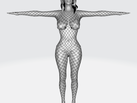 Kim - Realistic Beauty woman 3D Model