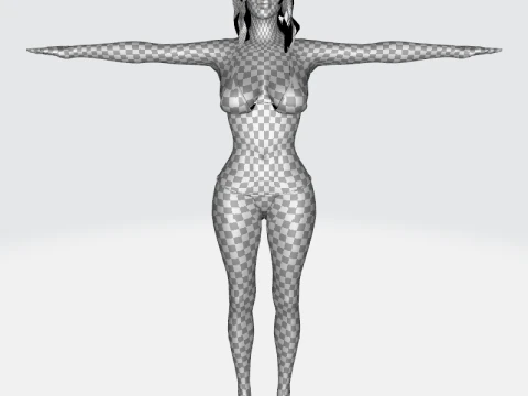 Kim - Realistic Beauty woman 3D Model
