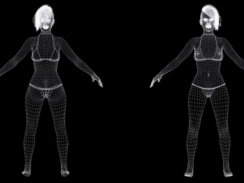 Katy - Realistic Singer Woman Modelo 3D