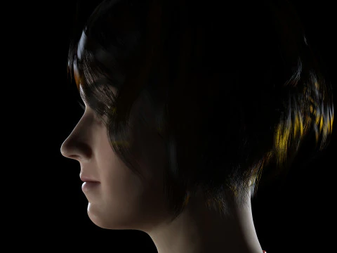 ケイティ - 現実的な歌手の女性 3Dモデル