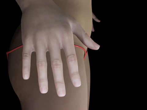 ケイティ - 現実的な歌手の女性 3Dモデル