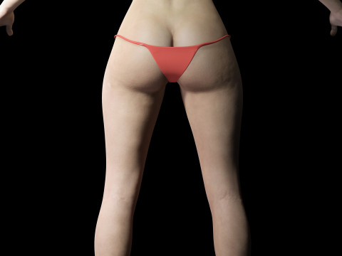 Katy - Realistic Singer Woman Modelo 3D