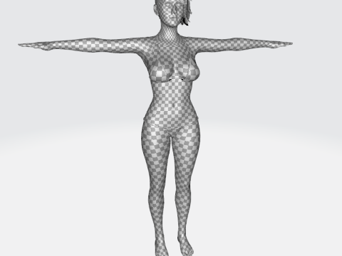 Katy - Realistic Singer Woman Modelo 3D