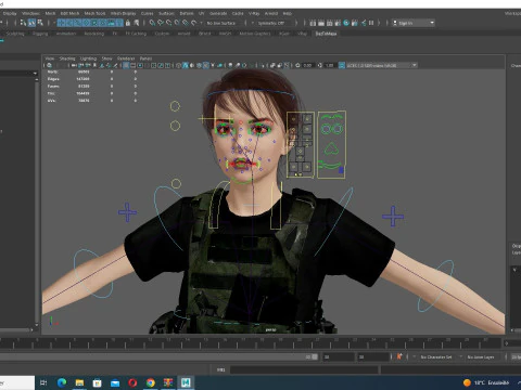 Nora - Realistic Woman In Melitirian Attire 3D Model