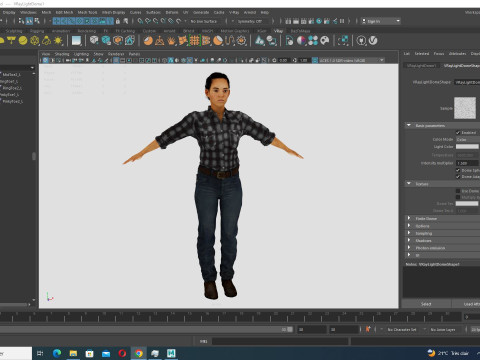 Dahlia - Realistic African American In Casual clothing Modelo 3D
