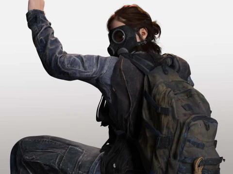 Stella In Civil War Clothing 3D Model
