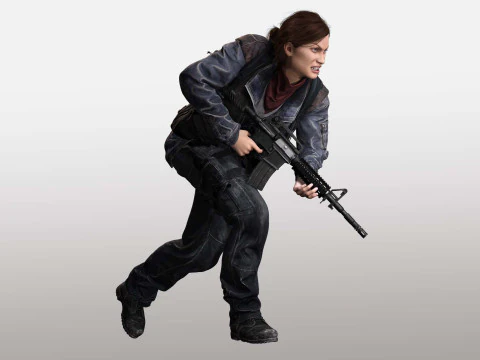 Stella In Civil War Clothing 3D Model