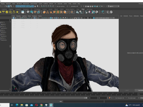 Stella In Civil War Clothing Model 3D