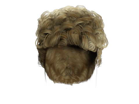 Realistic Female hair modern 3D 模型