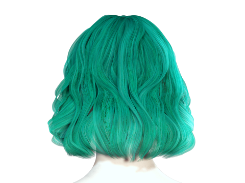 Realistic Female short hair 3D 모델