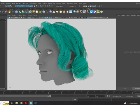 Realistic Female short hair 3D Model
