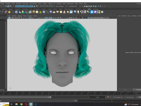 Realistic Female short hair 3D 모델