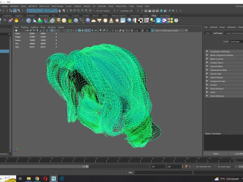 Realistic Female short hair 3D Model