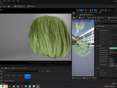 Cheveux courts f&eacute;minins Modèle 3D