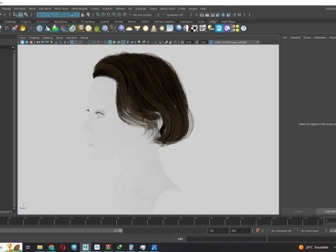 Female Short Bob Hair 3D मॉडल