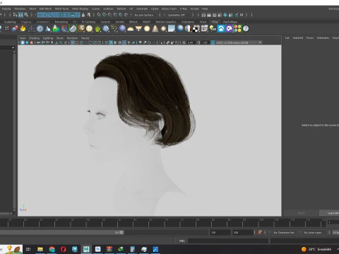 Cheveux courts f&eacute;minins Modèle 3D