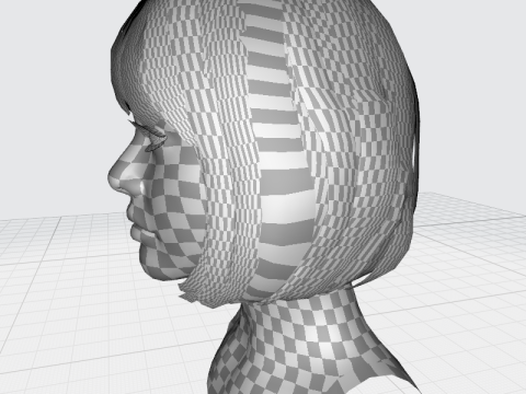 Female Bob Hair 3D 模型