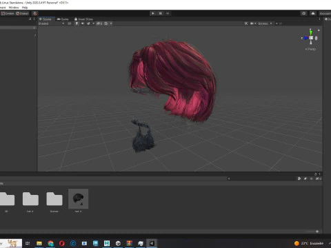 Cabelo realista, barba, sobrancelhas, bigode p4 Modelo 3D