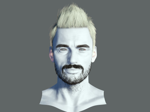 Hair style 3D Model
