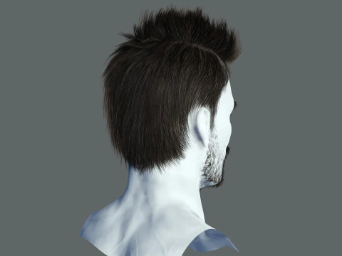 헤어스타일 3D 모델