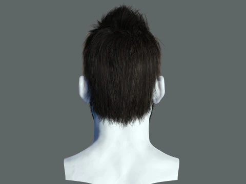 헤어스타일 3D 모델