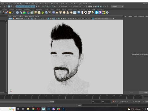 Hair style 3D Model