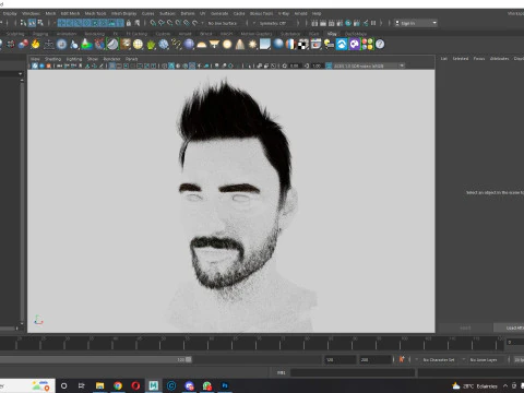 헤어스타일 3D 모델