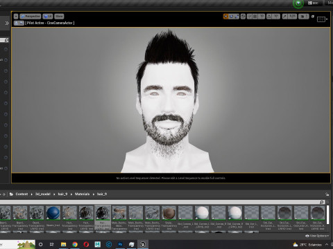 Hair style 3D Model