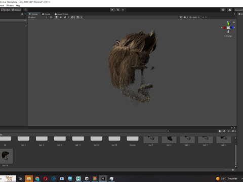 Hair style 3D Model