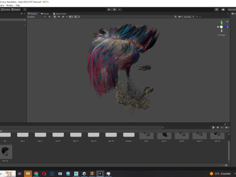 Hair style 3D Model