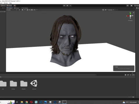 Hair Beard Brows Mustache Classic 3D Model