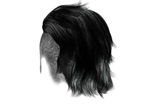 Realistic Hair cyberpunk Modelo 3D