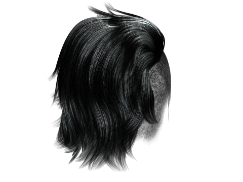 Realistic Hair cyberpunk Modelo 3D