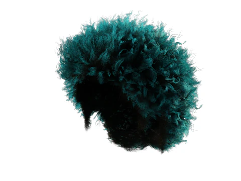 Cabelo afro realista Modelo 3D