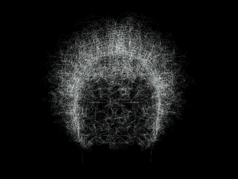 Cabelo afro realista Modelo 3D