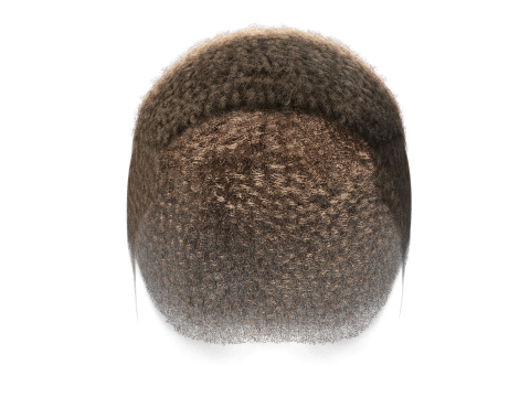 Realistic Hair male 3D Model