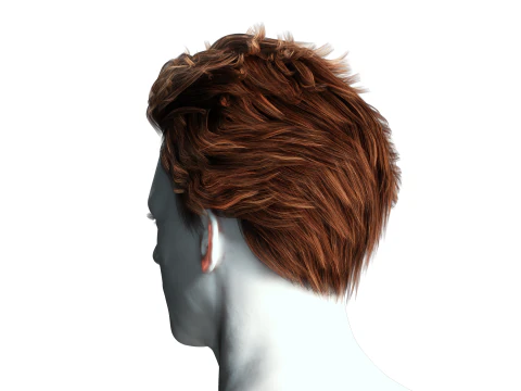 リアルなヘアマン ゲーム カード 3Dモデル