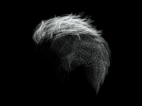 リアルなヘアマン ゲーム カード 3Dモデル